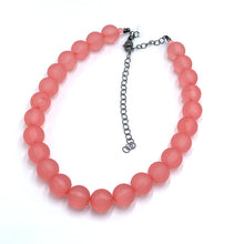 Load image into Gallery viewer, Coral Frosted Marco Necklace