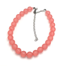 Load image into Gallery viewer, Coral Frosted Marco Necklace