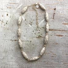Load image into Gallery viewer, White Gilded Nouveau Bridgerton Amelia Necklace