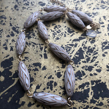 Load image into Gallery viewer, White Gilded Nouveau Bridgerton Amelia Necklace
