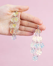 Load image into Gallery viewer, Dancing Medallion Statement Acrylic Earrings