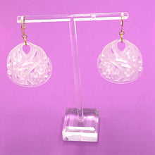 Load image into Gallery viewer, White Opal Paisley Teardrop Earrings
