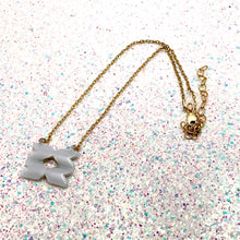 Load image into Gallery viewer, Grey Geometric Chain Necklace