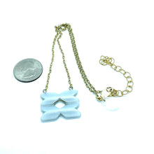 Load image into Gallery viewer, Grey Geometric Chain Necklace