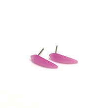 Load image into Gallery viewer, Pink Moonglow Shard Stud Earrings