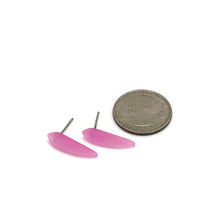 Load image into Gallery viewer, Pink Moonglow Shard Stud Earrings