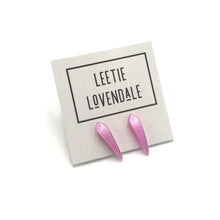 Load image into Gallery viewer, Pink Moonglow Shard Stud Earrings