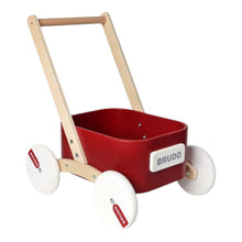 Load image into Gallery viewer, 2-in-1 Wooden Toddler Learning Walker with Toy Storage Bin