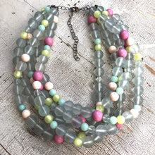 Load image into Gallery viewer, Candy Store Floor Frosted Sylvie Statement Necklace