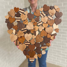 Load image into Gallery viewer, Heart of Hearts Wood Art