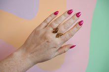 Load image into Gallery viewer, Split Butterfly Titanium Ring