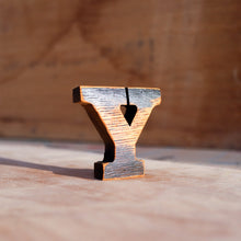 Load image into Gallery viewer, Little Wooden Letters