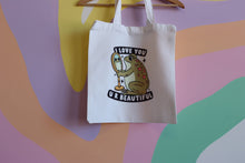 Load image into Gallery viewer, I Love You-Frog Tote Bag