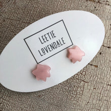 Load image into Gallery viewer, Light Pink Moonglow Burst Stud Earrings