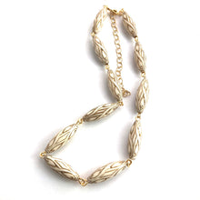Load image into Gallery viewer, White Gilded Nouveau Bridgerton Amelia Necklace