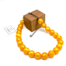 Load image into Gallery viewer, Golden Yellow Aura Glow Marco Necklace