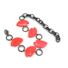 Load image into Gallery viewer, Neon Melon Moonglow Mid Mod Stations Bracelet