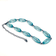 Load image into Gallery viewer, Teal Twisted Waters Amelia Necklace