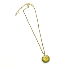Load image into Gallery viewer, Grey &amp; Champagne Sand Dollar Bling Necklace