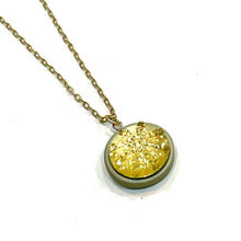 Load image into Gallery viewer, Grey &amp; Champagne Sand Dollar Bling Necklace