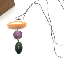 Load image into Gallery viewer, Fall Sunset &amp; Field Trinket Necklace - Long