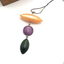 Load image into Gallery viewer, Fall Sunset &amp; Field Trinket Necklace - Long