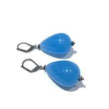 Load image into Gallery viewer, Chambray Blue Opal Nola Earrings