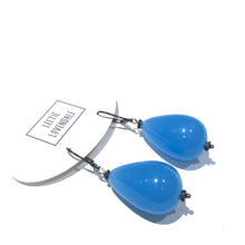 Load image into Gallery viewer, Chambray Blue Opal Nola Earrings