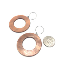 Load image into Gallery viewer, Mink Silk Jumbo Donut Drop Earrings