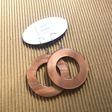 Load image into Gallery viewer, Mink Silk Jumbo Donut Drop Earrings