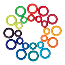 Load image into Gallery viewer, 12-Dowel Sorting Tree with 24 Building Rings Set