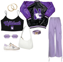 Load image into Gallery viewer, Northwestern Wildcats Varsity Letterman Jacket