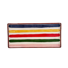 Load image into Gallery viewer, Low Profile Tray with Multicolor Stripes