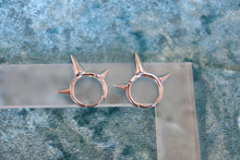 Load image into Gallery viewer, Spiked Hoop Earrrings