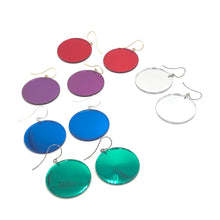 Load image into Gallery viewer, Mirror Disc Drop Earrings *DOORBUSTER!*