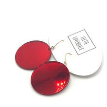 Load image into Gallery viewer, Mirror Disc Drop Earrings *DOORBUSTER!*