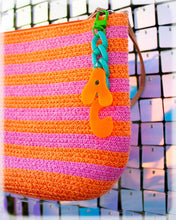 Load image into Gallery viewer, Customized Initials Bag Charm Chain - Teal/Green