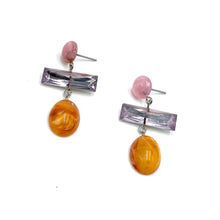 Load image into Gallery viewer, Ginger &amp; Lavender Trinket Earrings
