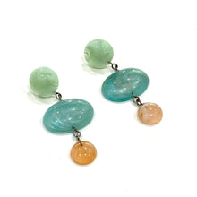 Load image into Gallery viewer, Marbled and Swirled Pastel Trinket Earrings