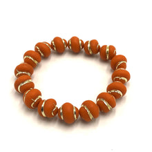 Load image into Gallery viewer, Gilded Gold on Velvet Stretch Bracelet