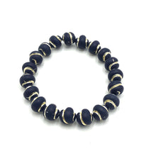 Load image into Gallery viewer, Gilded Gold on Velvet Stretch Bracelet