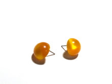 Load image into Gallery viewer, Marigold Moonglow Retro Button Stud Earrings
