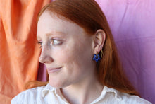 Load image into Gallery viewer, Titanium Puffy Star Earrings