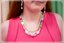 Load image into Gallery viewer, Coral Reef Beaded Necklace