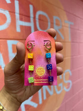 Load image into Gallery viewer, Three Die Dangle Earrings
