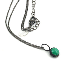 Load image into Gallery viewer, Jade Green Micro Mosaic Layering Necklace - Shortie