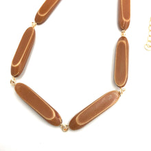 Load image into Gallery viewer, Sliced Bamboo Amelia Necklace