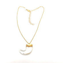 Load image into Gallery viewer, Clear &amp; Gold Fierce Necklace