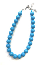 Load image into Gallery viewer, Deep Turquoise Lucite Marco Necklace