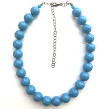 Load image into Gallery viewer, Deep Turquoise Lucite Marco Necklace
